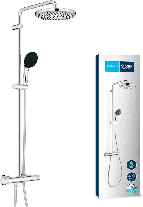 Produktbild Grohe Vitalio Start System 250 Duschsystem mit Thermostatbatterie und Vitalio Start 110 Handbrause, inkl.