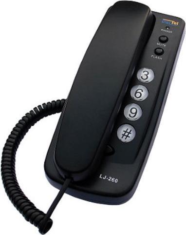 Datel LJ-260 Téléphone de bureau noir