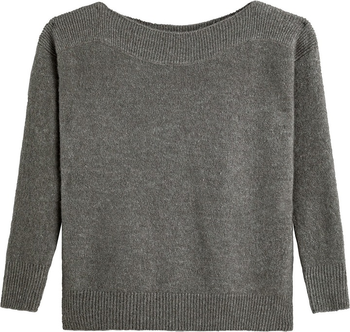 Produktbild La Redoute Collections Pullover aus meliertem Grobstrick (XXL)