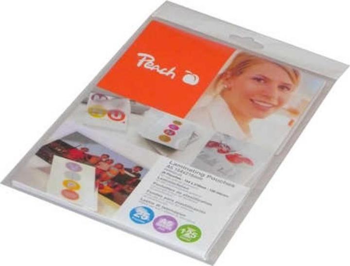 Actual product image Peach Laminating film A5 (A5, 25 pcs., 125 µm)