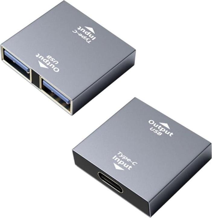 Image du produit PowerGuard Adaptateur de charge USB-C vers double USB-A (USB 3.0)
