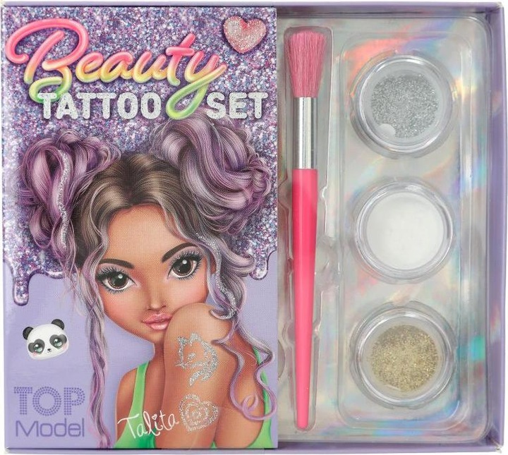 Actual product image Depesche TOPModel - Glitter Tattoo Set BEAUTY and ME - 412327
