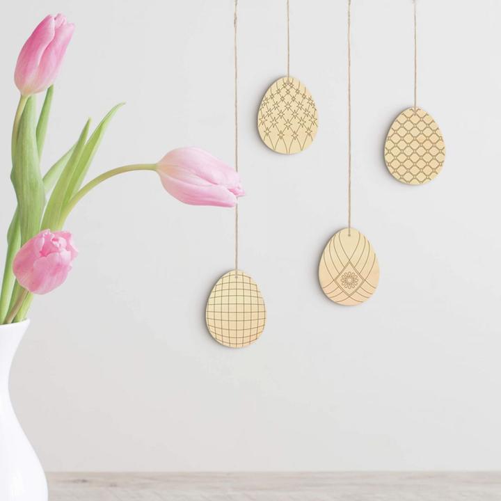 Produktbild Trenddeko Baumschmuck Ostereier 2 mit Aufhänger