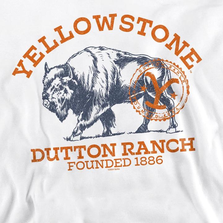 Immagine prodotto Yellowstone Dutton Ranch Felpa Buffalo Adulto Unisex (S)