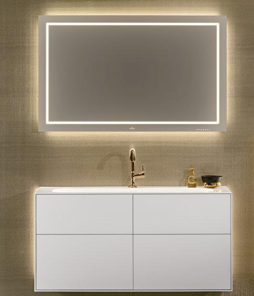 Produktbild Villeroy & Boch Villeroy und Boch Finion Waschtischunterschrank F7100, 1600x603x501mm, Abdeckplatte White Matt