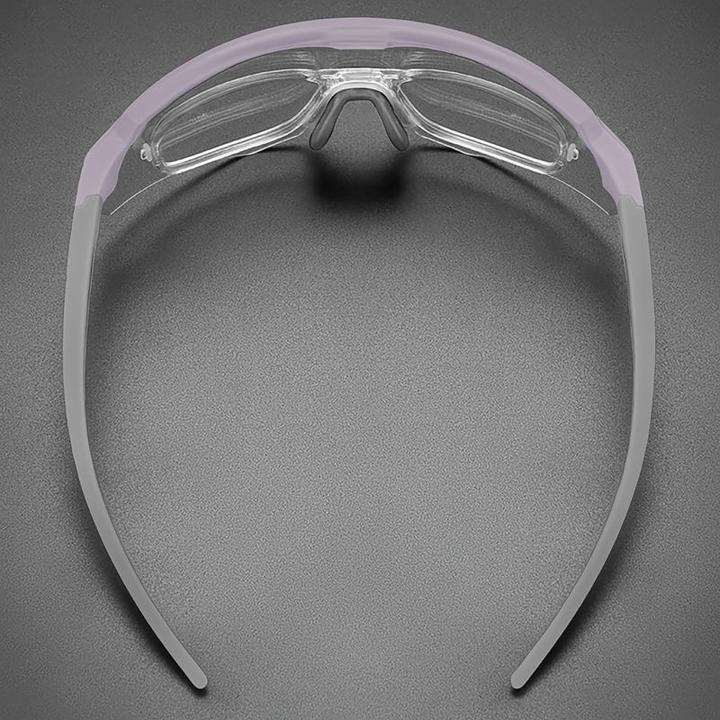 Image du produit Rockbros Lunettes de vélo polarisées avec protection UV et insert correcteur - Violet (Gris, Gris)