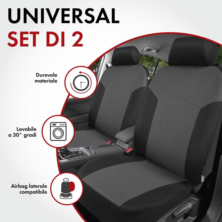 Actual product image CarComfort Car seat cover Portland grey