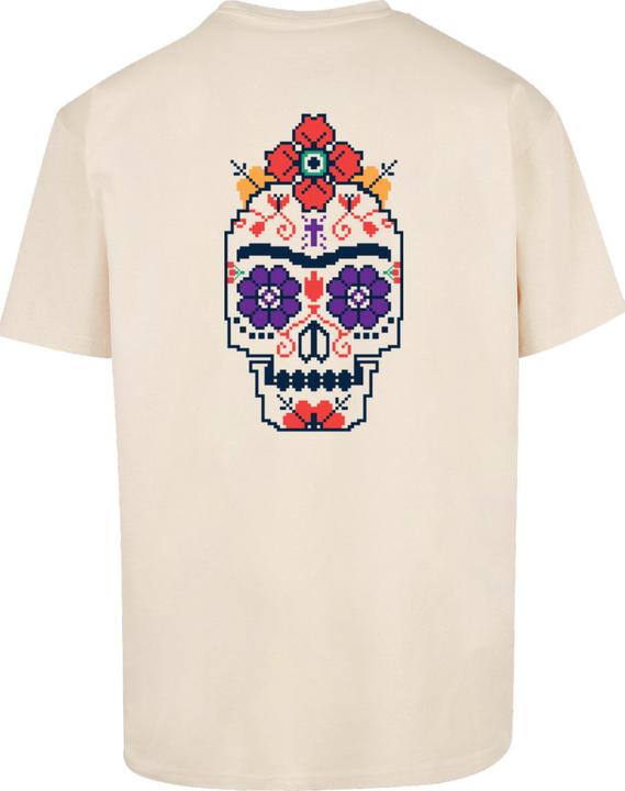 Produktbild Merchcode Frida Kahlo - Pixels viva la vida Heavy Oversize Tee - 118083 (S)