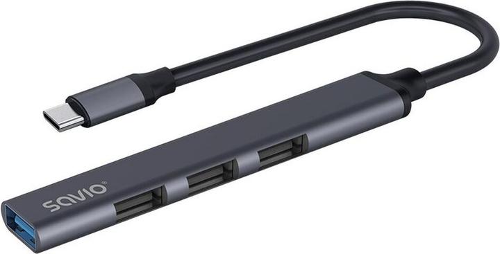 Produktbild Savio USB-C 3.1 hub AK-71 (USB-C, 4 Ports)