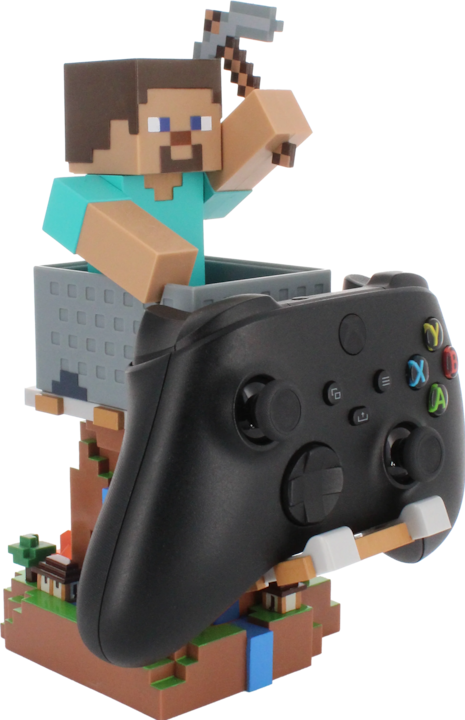 Produktbild Exquisite Gaming Cable Guys R.E.S.T - Minecraft - Steve Support pour Téléphone et Manette (PS5)