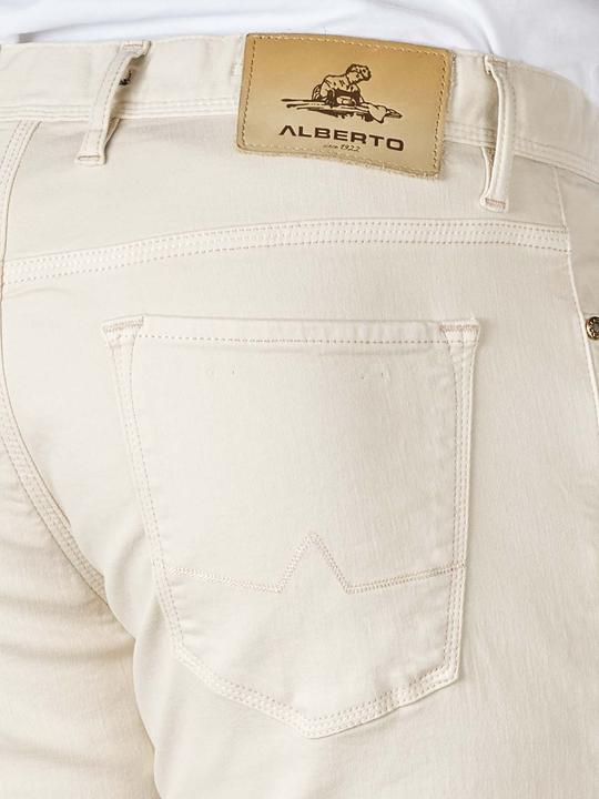 Actual product image Alberto Coloured Pipe Jeans Regular Fit Off White (W35/L34)