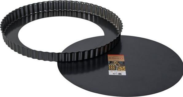 Actual product image de Buyer Cake pan Ø 32cm, fluted, bottom removable (32 cm)