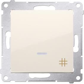 Kontakt DW7L.01/41, Taster + Schalter, Weiss