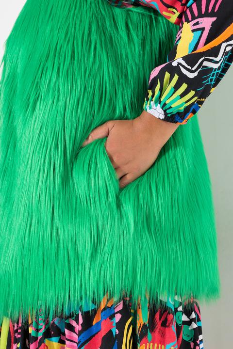 Produktbild Angel of Style Weste, Straight Fit, Neon FakeFur, offene Form (58)