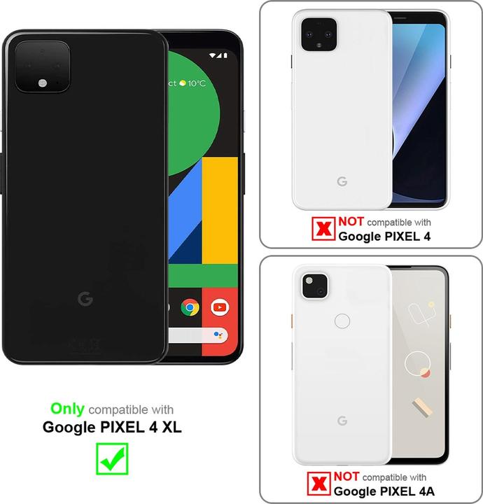 Produktbild Cadorabo Book Jeans Optik Cover (Google Pixel 4 XL)