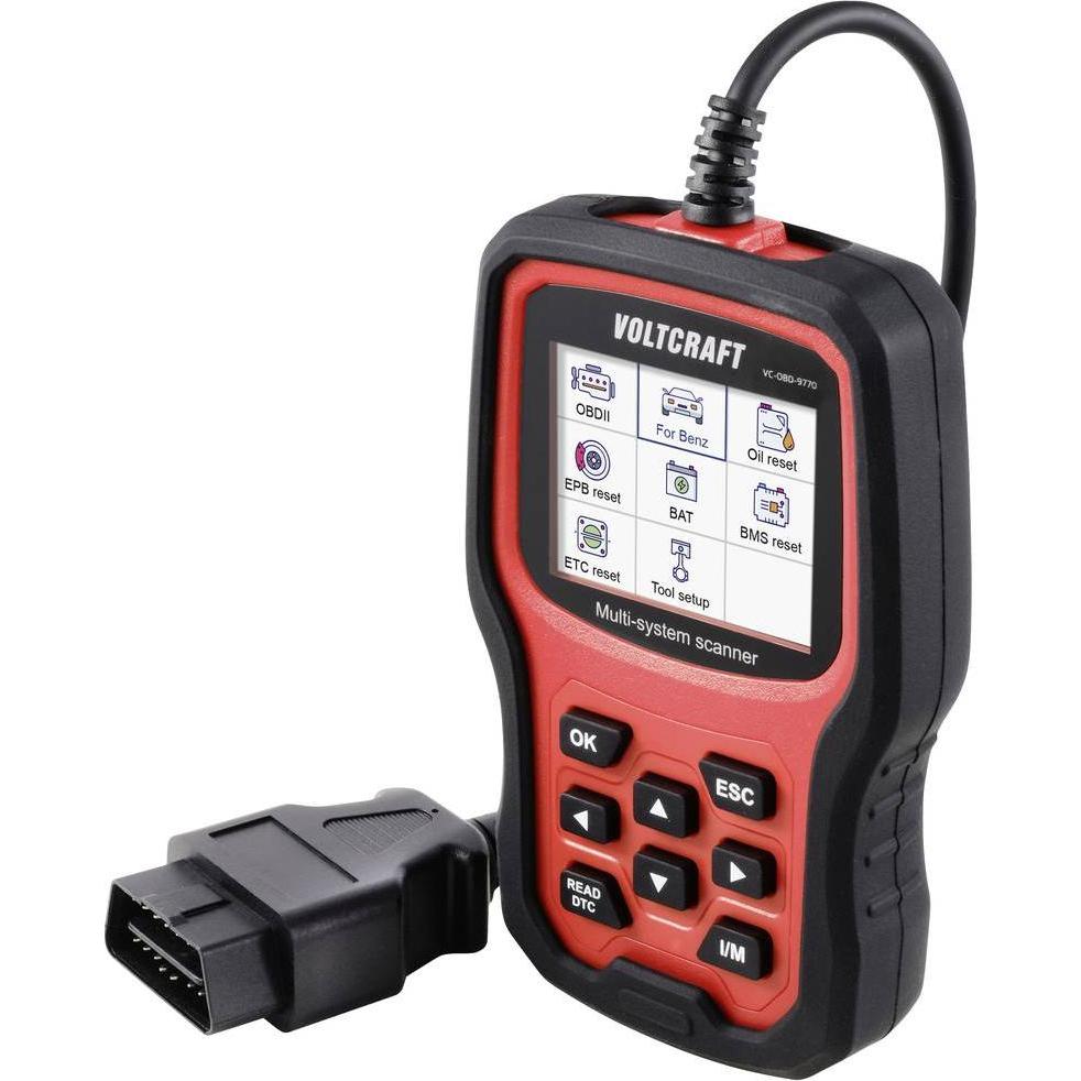 Voltcraft, On-Board-Diagnose, VC-OBD-9770 OBD II Diagnosetool VC-14616095
