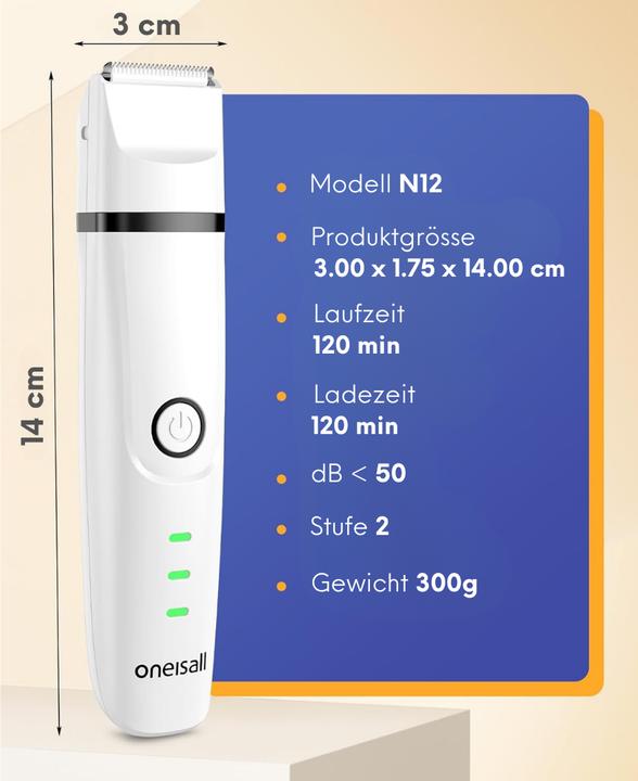Produktbild Oneisall 4in1 Leise Schermaschine (Katze, Hund)
