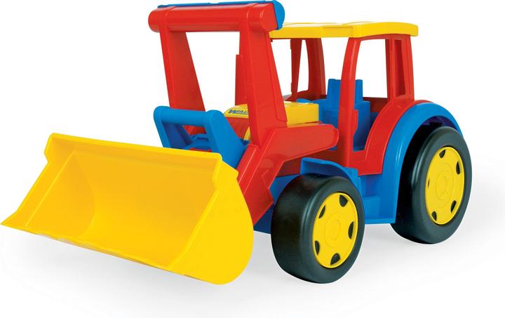 Wader Seated tractor with front shovel