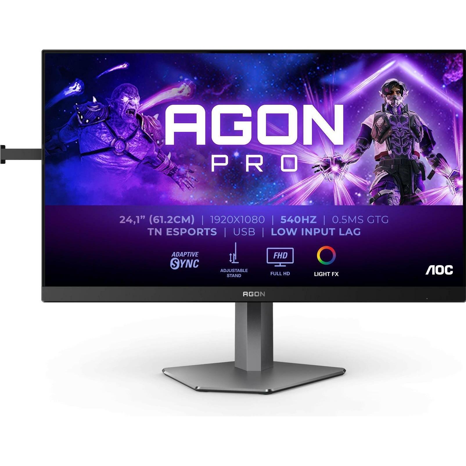 AOC Agon Pro AG246FK (1920 x 1080 Pixel, 24.10"), Monitor, Schwarz