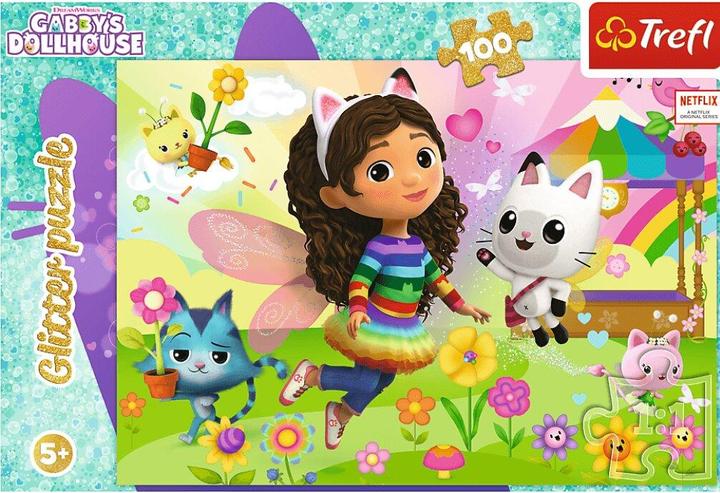 Image du produit Trefl Puzzle à paillettes - Gabby's Dollhouse (100 pièces)