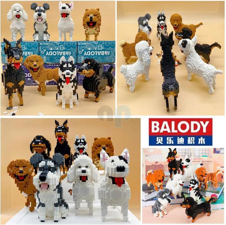 Actual product image Balody 18243 - Golden Retriever (824 pieces)