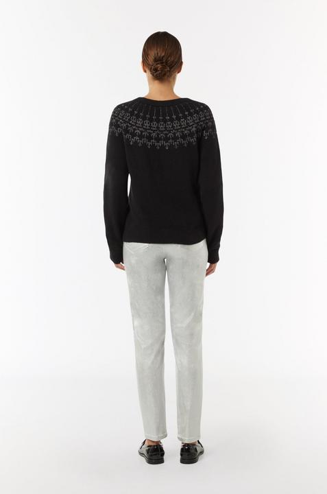 Produktbild Comma Strickpullover Strickpullover mit Norwegermuster (42)