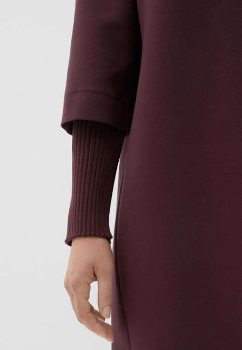 Produktbild s.Oliver Sweatkleid mit gerippten Ärmeln (44)