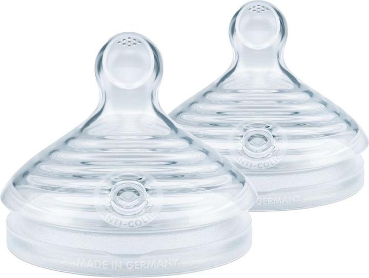 NUK for Nature teat, breast-like teat made from sustainable silicone, size L, BPA free