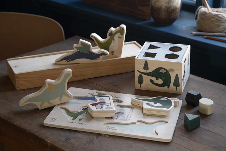 Immagine prodotto Sebra Puzzle in legno resistente, Dragon Tales