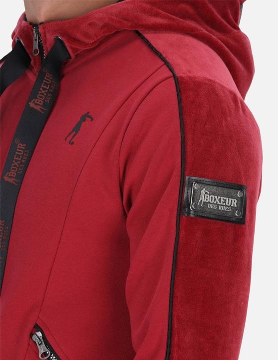 Image du produit Boxeur des Rues Sweat à Capuche Zippé Avec Velours (M)
