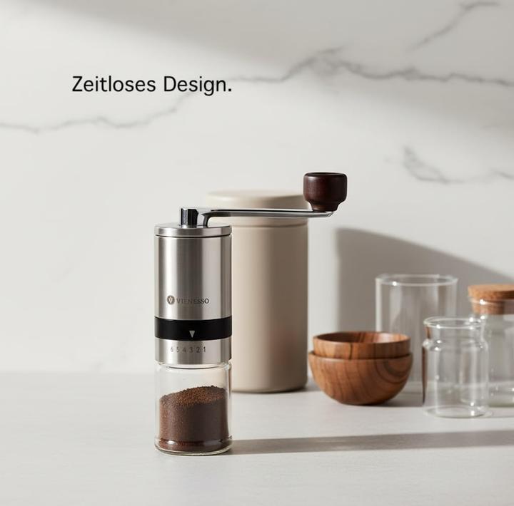Produktbild Vienesso Manuelle Kaffeemühle mit Keramikmahlwerk