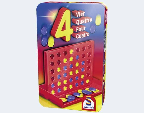 Produktbild Schmidt Spiele Vier Mitbringspiel (Deutsch, 2 Spieler)