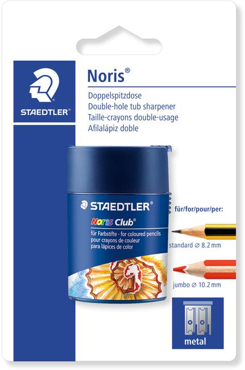 Produktbild Staedtler 512 F Doppelspitzdose Blisterkarte, Noris Club Design