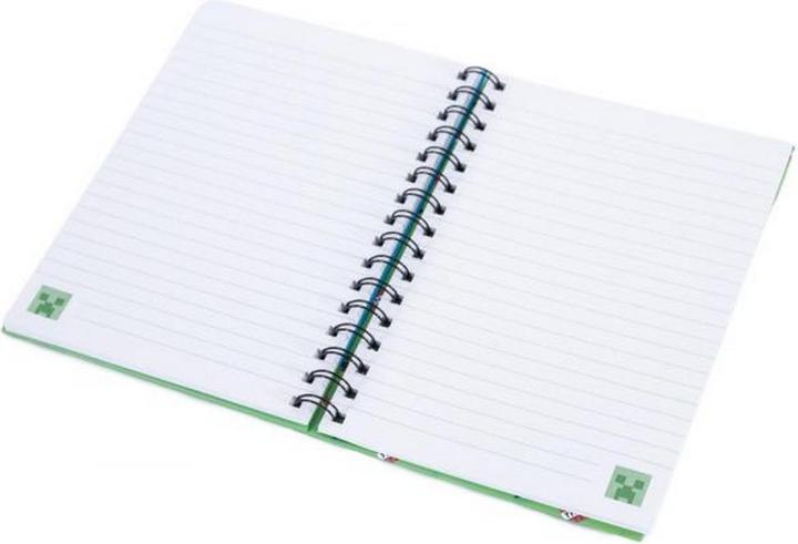 Produktbild Minecraft Drahtgebundes Notizbuch A5 (A5, Liniert)