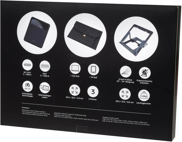 Image du produit Onit Powerbank Set Pro Slim 20000 mAh PD, type de batterie (20000 mAh, 100 W, 74 Wh)