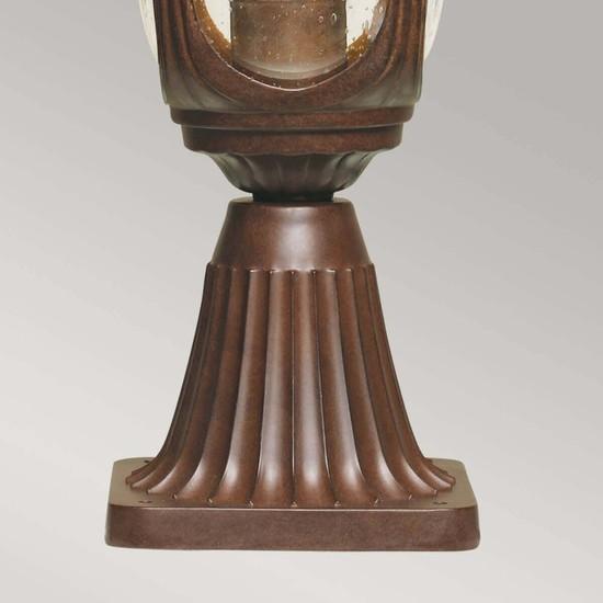 Produktbild Elstead Lighting Chicago Aussen-Stehleuchte E27 51cm Rostige Bronze Patina IP44 (5100 lm, E27, IP44)