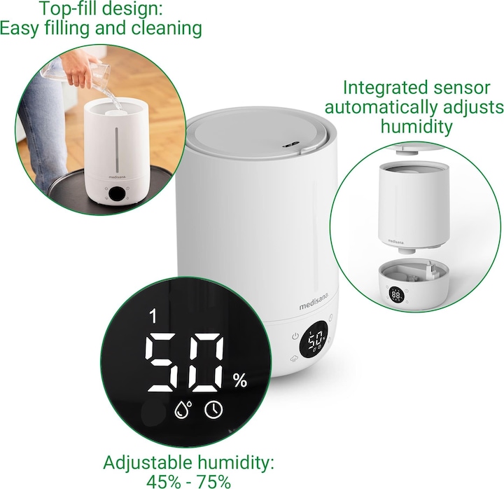 Actual product image Medisana AH 663 Humidifier 1 pc. (30 m²)