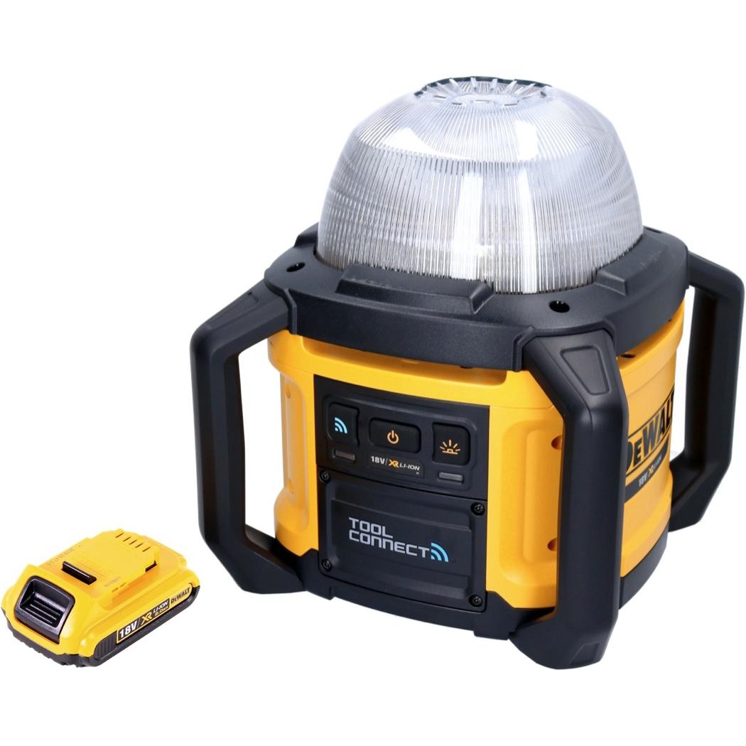 Thumbnail - DeWalt, Arbeitsleuchte, DCL 074 Akku Baustellenstrahler Strahler 18 V 5000 lm 4000 Kelvin + 1x Akku 2,0 Ah - ohne Lad (5...