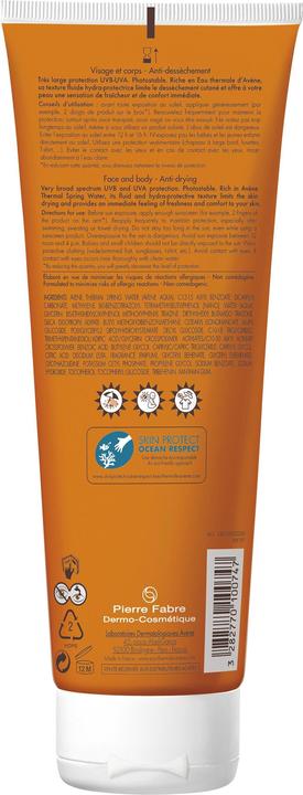 Image du produit Avène Lait Soins solaires ORANGE (Lait solaire, SPF 50+, 250 ml, 291 g)