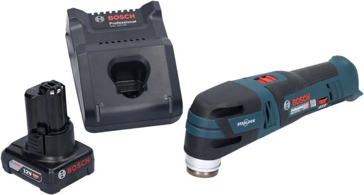 Productafbeelding Bosch Professional GOP 12V-28 Professionele Accu Multi-Cutter Starlock Brushless + 1x Accu 6.0 Ah + Lader
