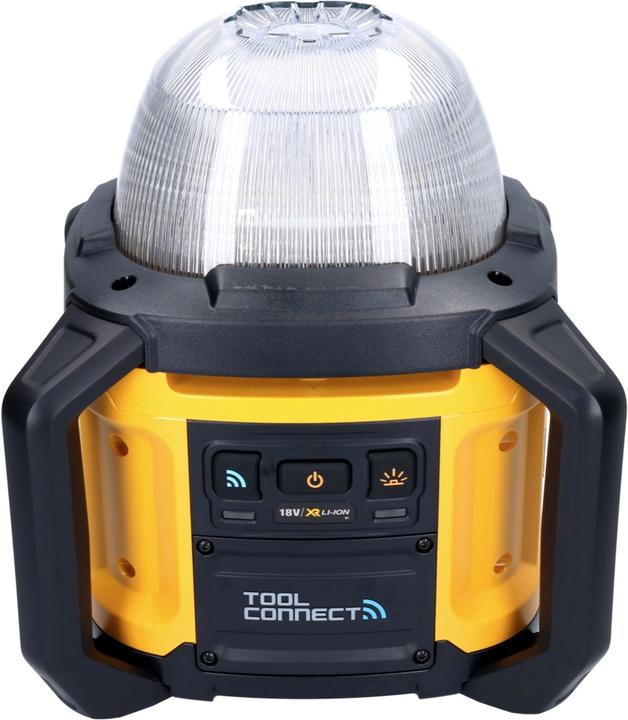 Actual product image DeWalt DCL 074 D2 Rechargeable construction site spotlight 18 V 5000 lm 4000 Kelvin + 2x rechargeable (5000 lm)
