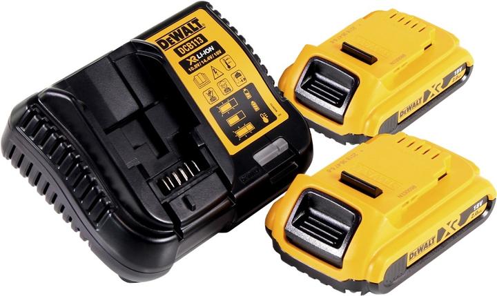Actual product image DeWalt DCL 074 D2 Rechargeable construction site spotlight 18 V 5000 lm 4000 Kelvin + 2x rechargeable (5000 lm)