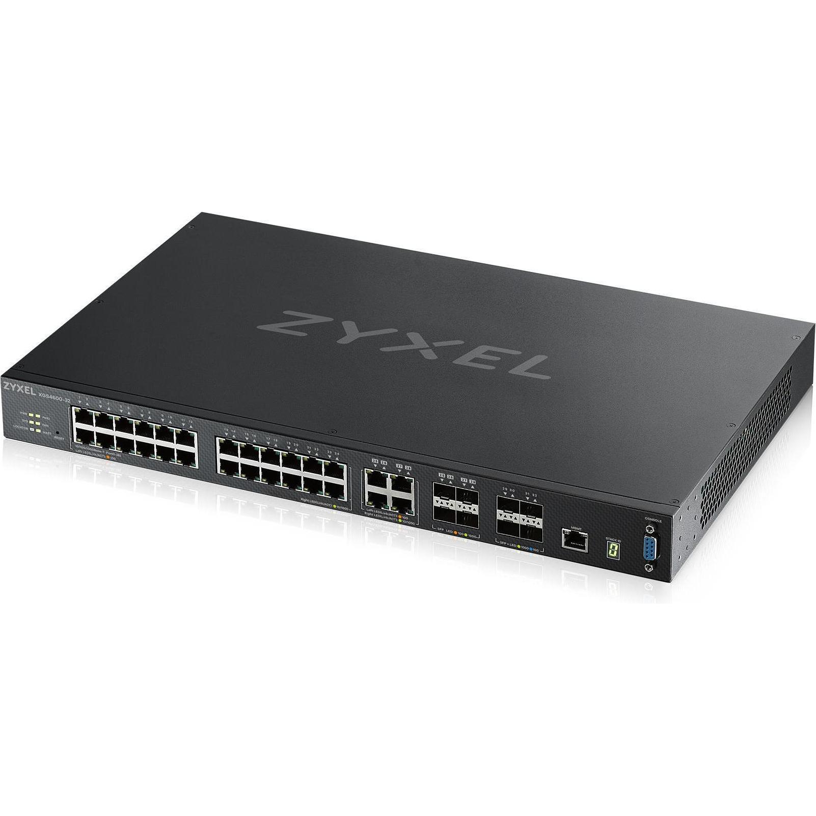 Zyxel Xgs4600-32 (32 Ports), Netzwerk Switch, Schwarz