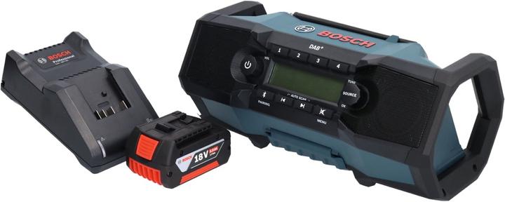 Produktbild Bosch Professional GPB 18V-2 SC Professional Akku Baustellenradio 18 V DAB+ Bluetooth AUX + 1x Akku 5,0 Ah + Lade (Bluetooth)
