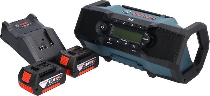Produktbild Bosch Professional GPB 18V-2 SC Professional Akku Baustellenradio 18 V DAB+ Bluetooth AUX + 2x Akku 5,0 Ah + Lade