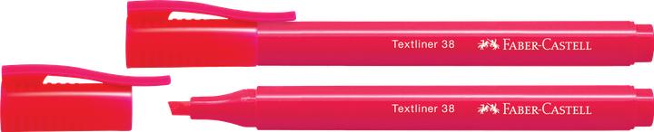 Actual product image Faber-Castell Highlighter 38 Pen shape (Red, 1 mm, 1 x)