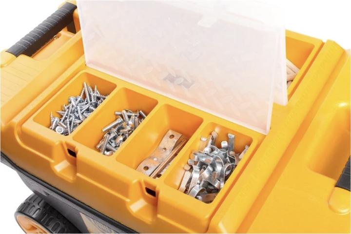 Produktbild Forte tools Montagebox mobil, Werkzeugkasten mit Rollen gross in 59,5 x 42 x 38 cm robust mit Metallv