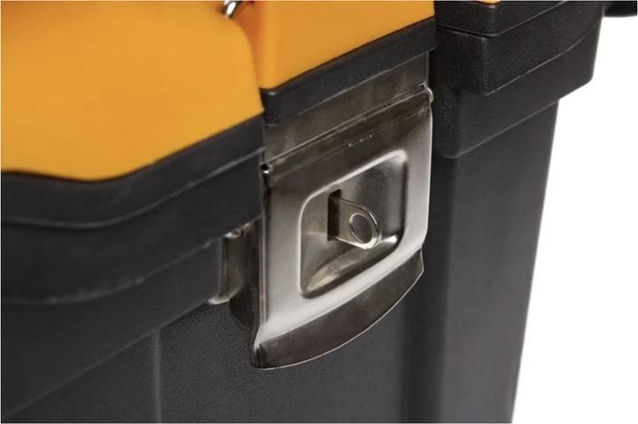 Produktbild Forte tools Montagebox mobil, Werkzeugkasten mit Rollen gross in 59,5 x 42 x 38 cm robust mit Metallv