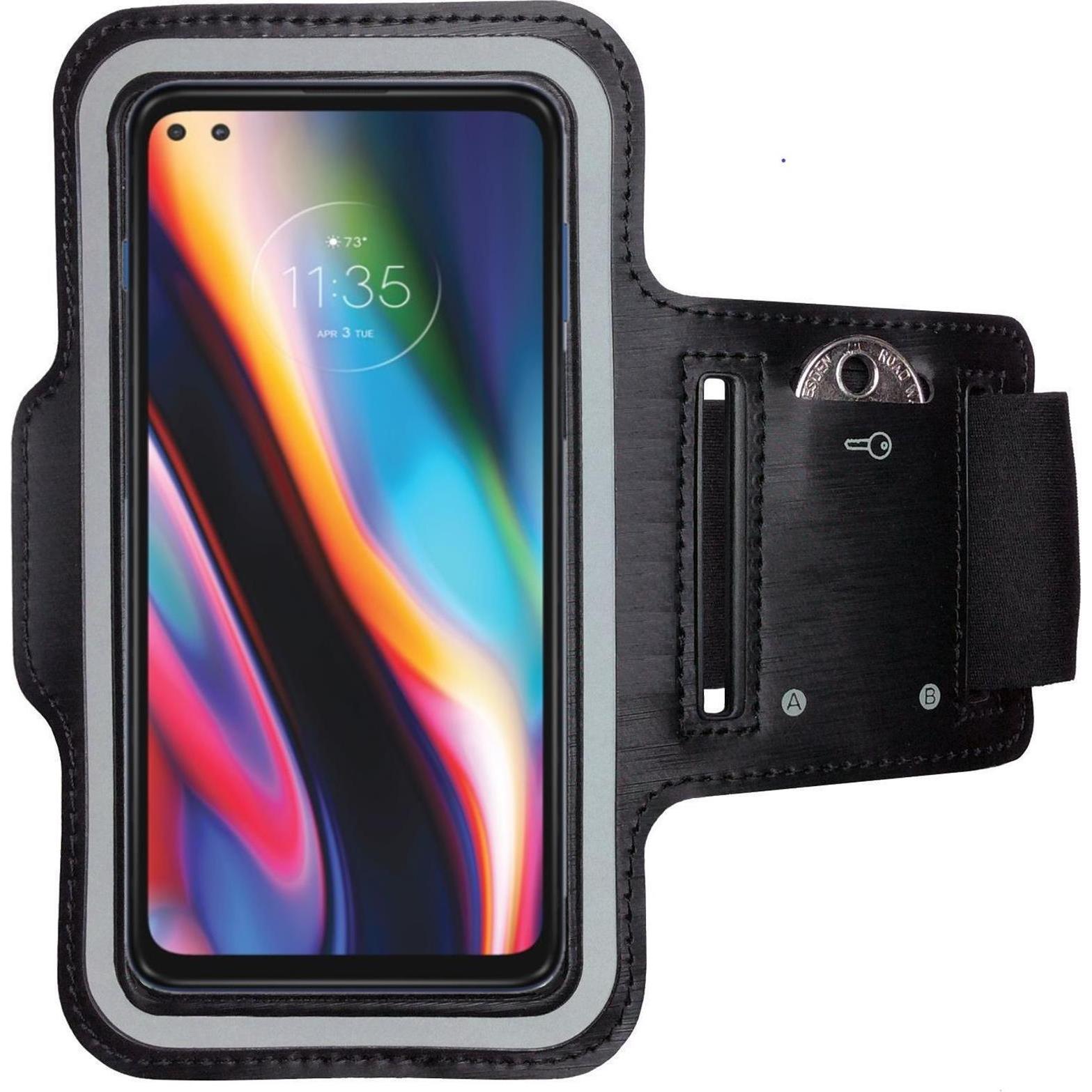 CoverKingz Sportarmband für Motorola Moto G 5G, Smartphone Sportarmband, Schwarz