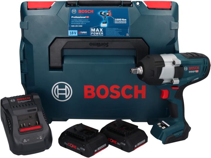 Actual product image Bosch Professional GDS 18V-1000 Professional cordless impact wrench 18 V 1000 Nm BITURBO Brushless + 2x ProCORE (Impact wrench)